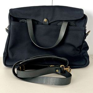 Filson Rugged Briefcase with Leather Strap